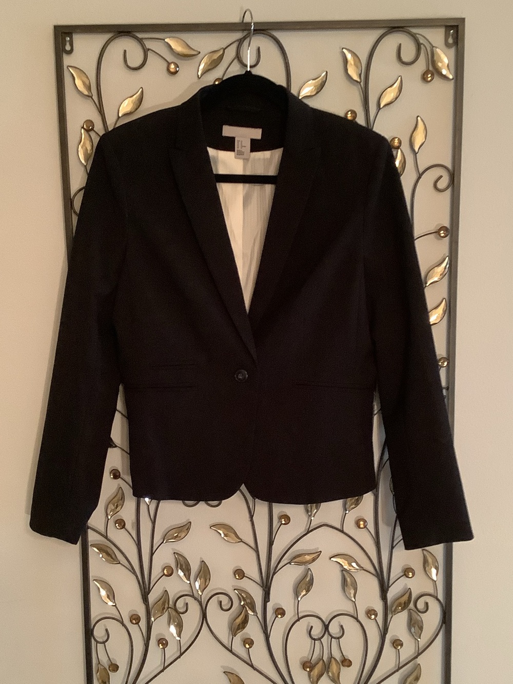 H&M Black Single-Button Women's Blazer